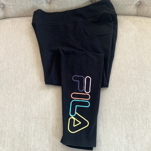 Fila Womens High Waist Leggings M - Picture 2 of 7